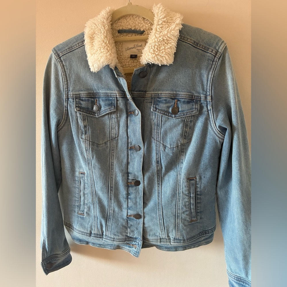 Target Universal Thread sherpa lined jean jacket